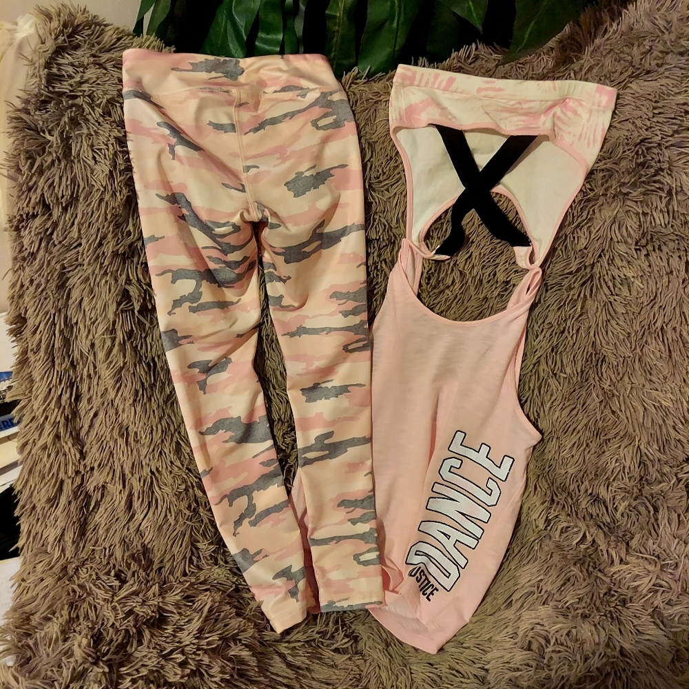 JUSTICE Girls Pant and Top Set